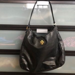 Tory Burch Black Leather Shoulder Bag